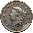 1831 N-12/4 R4 (as a die state) F12. The Terminal Harpooned Whale.. F12