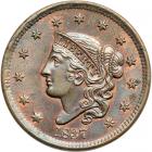 1837 Coronet Head Cent. PCGS MS64