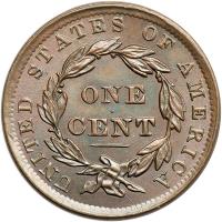 1837 Coronet Head Cent. PCGS MS64 - 2