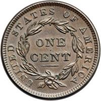 1838 Coronet Head Cent. PCGS MS63 - 2