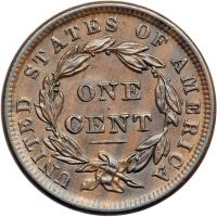 1838 Coronet Head Cent. PCGS MS63 - 2