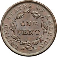 1839 Coronet Head Cent. PCGS MS64 - 2