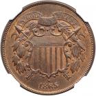 1865 2&cent;. NGC MS65