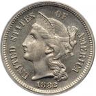 1882 Nickel Three Cents. PCGS PF64