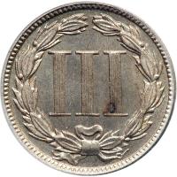 1882 Nickel Three Cents. PCGS PF64 - 2