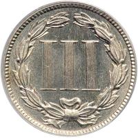 1885 Nickel Three Cents. PCGS PF64 - 2