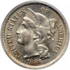 1886 Nickel Three Cents. PCGS PF64