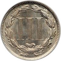 1886 Nickel Three Cents. PCGS PF64 - 2