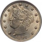 1897 Liberty Nickel. PCGS MS64