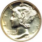 1941 Mercury Dime. NGC PF67