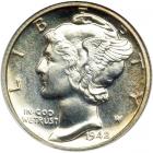 1942 Mercury Dime. ANACS PF67