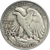 1938-D Liberty Walking Half Dollar. PCGS VF20 - 2