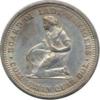 1893 Isabella Quarter Dollar. EF45 - 2