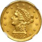 1905 $2.50 Liberty. NGC MS66