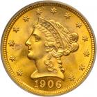 1906 $2.50 Liberty. PCGS MS66