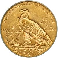 1926 $2.50 Indian. PCGS AU55 - 2