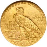 1929 $2.50 Indian. NGC MS62 - 2