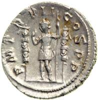 Five Silver Denarii minted under Severus Alexander (3), Maximinus I and Gordian III - 2