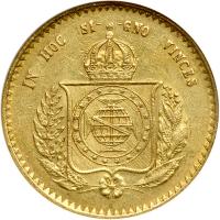 Brazil. 20,000 Reis, 1851. NGC EF45 - 2