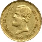 Brazil. 20,000 Reis, 1851. NGC EF45