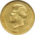 Brazil. 20,000 Reis, 1856. NGC AU53