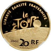 France. 20 Euro, 2003. NGC PF70 - 2