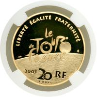 France. 20 Euro, 2003. NGC PF69 - 2