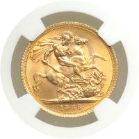 Great Britain. Sovereign, 1966. NGC MS62 - 2