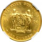 Netherlands Colonies - Surinam. 100 Gulden, 1976. NGC MS68