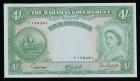 Bahamas. 4 Shillings, ND (1953). Unc