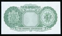 Bahamas. 4 Shillings, ND (1953). Unc - 2