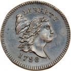 1796 Edwards Copy Kenny-1 Electrotype Copy AU50.