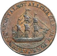 1795 Talbot Allum & Lee Cent Breen-1035 AU55. - 2