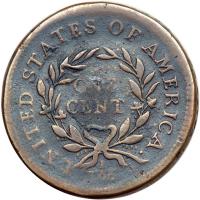 1793 S-10 R4 Wreath Cent VG7. - 2