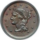 1855 N-7 R1 PCGS graded MS64 Brown.