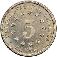 1883 Shield Nickel. PF64 - 2