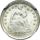 1853 Liberty Seated Half Dime. Arrows. NGC MS67