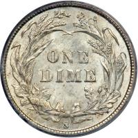 1895-S Barber Dime. PCGS MS64 - 2