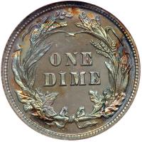 1907 Barber Dime. NGC PF66 - 2