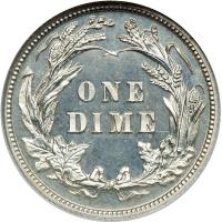 1910 Barber Dime. NGC PF65 - 2