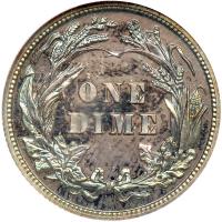 1915 Barber Dime. NGC PF65 - 2