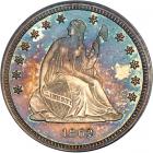 1862 Liberty Seated Quarter Dollar. PCGS PF65