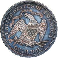 1867 Seated Liberty 25¢. PF60 - 2