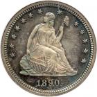 1890 Liberty Seated Quarter Dollar. NGC PF65