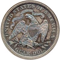 1890 Liberty Seated Quarter Dollar. NGC PF65 - 2