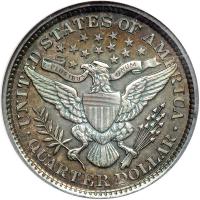 1894 Barber Quarter Dollar. NGC PF65 - 2