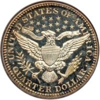 1909 Barber Quarter Dollar. NGC PF63 - 2