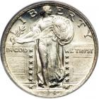 1920 Liberty Standing Quarter Dollar. PCGS MS63