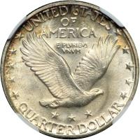 1929-S Liberty Standing Quarter Dollar. NGC MS67 - 2