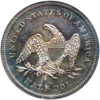 1840 Liberty Seated Half Dollar. Small letters (reverse of 1839). NGC PF64 - 2